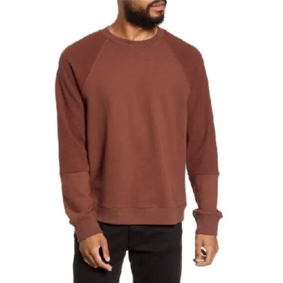 BLDWN Brown Harlot BLDWN Texture Block Crewneck Sweatshirt XL - Picture 1 of 10